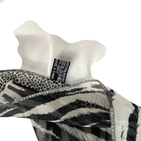 Sax Womens Animal Print Open Front Kimono Vest Duster Lightweight One Size Artsy - Picture 6 of 12